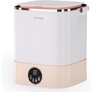 Portable Semi-Automatic Washing Machine, 5Lb Compact Underwear Sock Mini Washer, Lightweight Mini Laundry Machine for Apartments, Dorms, RVs & Camping, Easy Installation, 110v