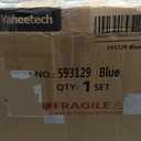 Yaheetech 45.5in Ocean-Themed Cat Tree Multi-Level Cat Tower, Plush Furniture with Shark's Mouth-Shaped Nest, Sea Star-Shaped Perch, Jellyfish-Style Hammock for Indoor Kitty