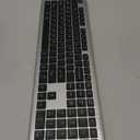 TECKNET Bluetooth Keyboard Rechargeable, 4Device Free Switching (2.4G+BT), UltraSlim Full Size Wireless Keyboard, Quiet Typing, for PC/Laptop/Smart TV/Phone, Adjustable Stand, 12 Multimedia Keys