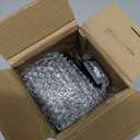 Goovilla Shelf Bracket, Heavy Duty Floating Shelf Brackets 6 inch Long, 6 Pack Brackets for Shelves, Black Coated Metal Wall Shelf Support Brackets with 1/5 Inch Thick and 160 lb. Load Capacity