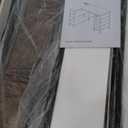 Huuger L Shaped Office Desk with Power Outlets, 47 Inch Computer Desk with 3 Drawers, Shelves, for Gaming, Corner Work, Home Office, Study, Rustic Brown