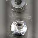 2PCS Magnetic Car Headrest Collars, Rhinestone Car Head Rest Collars Rings Decor, Bling Car Accessories for Women, Interior Decor Car SUV Truck (White)