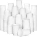 8 oz Paper Cups, 300 Pack 8oz Disposable Paper Coffee Cups, Coffee Cups 8 oz for Cold and Hot Drinks, White Paper Drinking Cups for Parties, Picnic, Cafes, Bistros and Events