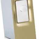 Gardner Bender GSW-SK Electrical Door Switch, SPST, Normally ON-Mom, 16A 125V AC, Brass/White