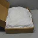 Amazon Basics 4 Piece Microfiber Lightweight Wrinkle-free Breathable Bed Sheet Set, Super Soft Easy Care, 14" Deep Pockets, Queen, Bright White, Solid