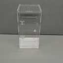 Jumping Spider Enclosure Accessories, Tarantula Spider Box, Bug Cage, Praying Mantis Habitat Enclosure, Snail Insect Terrarium, Caterpillar Habitat (6x6x12 inch)