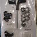 Office Desk Chair, Ergonomic Computer Chair with Padded Flip-Up Arms and Adjustable Lumbar Support, PU Leather Executive Chair with Tilt Lock and 360 Swivel Rolling Wheels for Work, Study (Black)