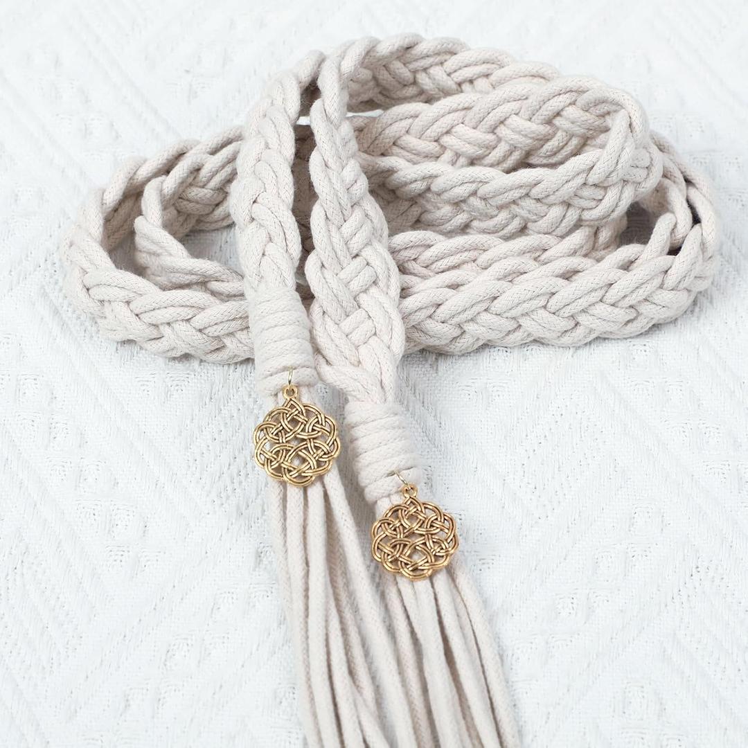 Handfasting Cord for Wedding, Wedding Lasso for Ceremony. Rustic Lasso Lazos Cord Rope for Traditional Catholic Ceremony(Ivory White,Simple)