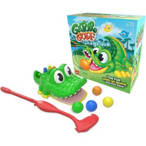 Gator Golf - Putt The Ball into The Gator's Mouth to Score Game by Goliath, Single, Gator Golf, 27 x 27 x 12.5 cm for age 3+ years