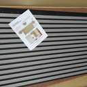 AKUMAX Wood Slat Acoustic Wall Panels, 4 Pack 24 x 48 in Each, 31 Sq Ft, NRC 0.80 Sound Absorbing 3D Slat Wall Paneling with Real Wood Veneer, E0 MDF and PET Felt, Gray Oak