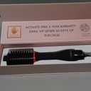 Plus 2.0 Hair Dryer Brush Blow Dryer Brush in one, 2'' Oval Brush Head Ionic Hot Air Brush Styler Volumizer with Anti-Frizz Ceramic-Coated Titanium Barrel for Smooth and Shiny Blowout
