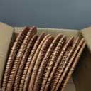 12 Pack 13" Rattan Charger Plate, Dark Brown, Classic