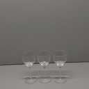Nick and Nora Glasses, Set of 3-6oz - Smaller Cocktail Glass for Bijou, Old Pal, Aperitifs, Negroni, Vermouth, Wine, etc. Hand Blown Premium Crystal - Classic Bartender Mixology Glassware
