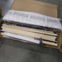 VECELO Full Size Beds Upholstered Platform Bed Frame with Height-Adjustable Teddy Fabric Headboard/Strong Wood Slats Supports / 7.9'' Under Bed Storage Space/Noise Free/No Box Spring Needed, Cream