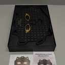 SDKWDH Red Light Mask for Face, 7-1 Colors Facial Care Mask, 850nm Infrared & Red Light Masks, Ergonomic Design for Home & Travel, Black