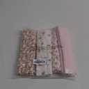 Delta Children 100% Cotton Flannel Baby Receiving Blankets for Girls and Boys  30x30 Inches (Pack of 4), Pink Floral