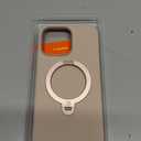 TORRAS Magnetic for iPhone 16 Pro Max Case Silicone with Stand, Fit for MagSafe, 360 Ring Stand with Camera Control, Ostand Q3 Silicone Rubber Soft Case for iPhone 16 Pro Max 6.9'', Dune Beige