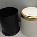 Automatic Motion Sensor Bathroom Trash Can with Lid, 2.8 Gallon Touchless Trash Garbage Bin Small Mini Trash Cans Trashcan -White