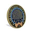Thin Blue Line Sheriff Police Challenge Coin Law Enforcement Oath of Honor