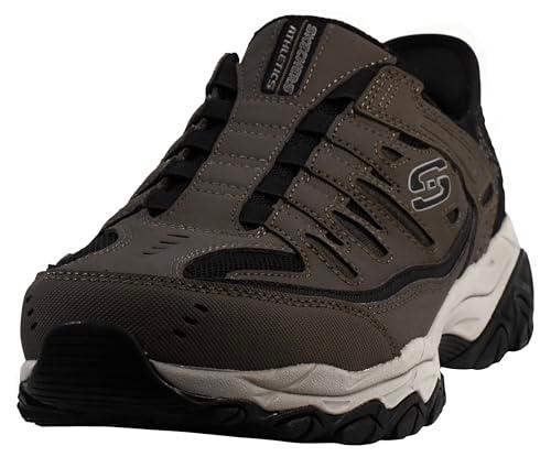 Skechers Men's Afterburn M. Fit Ridgeburn Hands Free Slip-in Loafer, Brown, 10.5