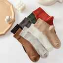 2 x J-BOX 8-10 Pairs Womens Cotton Crew Socks Thin Dress Socks for Women Above Ankle Breathable Casual Sock (White)