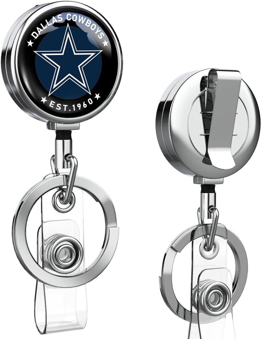 1 Pack Heavy Duty Retractable Badge Reel Holder Retractable with ID Clip for Nurse Nursing Name Tag Card Nursing Student Teacher Doctor Medical Assistant Work Office Clip-Gifts for Nurse