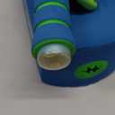 Flybar My First Foam Pogo Jumper for Kids Fun and Safe Pogo Stick for Toddlers, Durable Foam and Bungee Jumper for Ages 3 and up, Supports up to 250lbs (Blue Led)