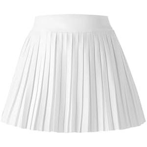 Hvididan Girls Pleated Tennis Skirt with Shorts Athletic Skorts with Pocket Golf Uniform Cheer Skirts for Toddler Kids 5-14Y. size 140 cm