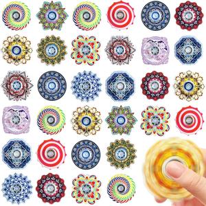 40 Pack Mini Fidget Spinner Toys Party Favors, Desk School Toy Anxiety Relief,Stress Relief Sensory Toys for Kids Adults,Treasure Box Toy for Classroom Prizes, Halloween Treats Toys Bulk (Random)