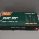 FOCUSLINE 360 Count Clear Plastic Silverware, 120 Forks, Knives and Spoons Each, BPA-Free, Heavy Duty Disposable Cutlery Set, Premium Disposable Flatware Plastic Utensils for Party Everyday Use