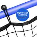 7x4 FT Volleyball Rebounder Net – Adjustable Solo Training Equipment for Backyard, Beach & Outdoor, Heavy-Duty 45-Layer Net with 5 Angles, 4 Ground Stakes & Accuracy Target Belt