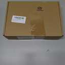 32 Pcs Christmas Red Velvet Bows Bulk for Christmas Tree Twist Tie Gold Stain Bows for Wreaths, Gift Wrapping, Garland, Xmas Tree Ornaments, Holiday Party Decoration