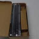 Curtain Rods for Windows 66 to 120 Inches, Adjustable Black Curtain Rod for Outdoor 1 Inch Heavy Duty Modern Window Rods with Aluminum End Caps for Farmhouse Kitchen Bedroom Living Room