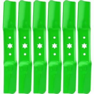 6 Pack Mower Blade Replaces OEM 942-05052A 742-05052A Compatible with 50 Inch Deck, MTD, Cub Ca det, Troy-Bi lt Medium Lift Mower Blade