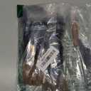 Viovian 0.6cm Human Hair Dreadlock Extensions 8 Inch 30 Strands Ombre Loc Extensions Human Hair Dread Extensions for Men Color 1b/613