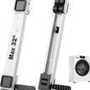 Appliance Slider Heavy Duty with Wheels, Adjustable Appliance Roller Base Max 32", Lockable Furniture Mover for Hardwood Floors, Easy Move for Refrigerator, Dryer, Dishwasher, Washing Machine (White)