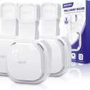 Wall Mount Holder for eero 6 and for eero 6+ Router Mesh Wi-Fi System  No Messy Wires, Space-Saving Outlet Wall Mount Holder for eero 6 Plus Extender, Stand Bracket for eero 6+ (White-3pcs)