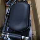 Medline Comfortable Folding Wheelchair with Swing-Back, Desk-Length Arms and Elevating Footrests, 20”W x 16”D Seat