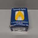 Paraffin-Free Shabbat Shabbos Sabbath Candles - Pack of (12) White