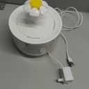 Large Bird Bath for Cage Parakeet Indoor, Parrot Bird Shower Budgie Bath with Pump Recirculating Filtration, Automatic Bird Water Dispenser, Cat Drinking Fountain for Pet (Clear)