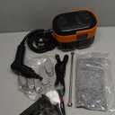 Steam Cleaner for Home & Car-Portable Handheld Steamer for Cleaning with 3-Level Handle, 15s Heat-Up, Large Tank, 16 Accessories - Clean Grease, Grout, Tile, Floor, Couch, Dirt, Furniture (Orange)