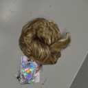 BARSDAR Curly Wavy Blonde Drawstring Ponytail Extension – 22 Inch Synthetic Comb Clip in Ponytail Hairpieces for Women, Voluminous Natural Looking Pony Tails Hair Extensions - Light Ash Blonde Mixed