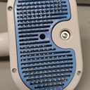 Pet Steam Brush for Dog & Cat - 3-in-1 Steam Grooming Brush for Shedding & Hair Removal - Self Cleaning Spray Comb with Mist for Long Haired Pets - Includes 1*Waterless Shampoo, Blue. (7.87'' - 120ML)