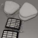 2 + 4 Pack Filters for Shark Vacuum Navigator Lift Away Filter Replacement ZU503AMZ NV350 NV351 NV352 NV355 NV356E NV357 NV360 NV370 UV440 UV540, Parts XFF350 XHF350