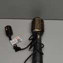 4-in-1 Hot Air Brush with Oval Barrel - Salon-Grade Styling Tool for All Hair Types (Golden)