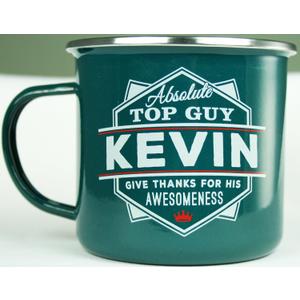 Top Guy Mugs Kevin Coffee Mugs, 1 Count (Pack of 1), Multicolor