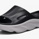 Recovery Slides for Men and Women - Orthopedic Sandals with Arch Support & Thick Cushion, Plantar Fasciitis Slippers, Lightweight Non-Slip Slides for Post-Workout Recovery, 10W, 8M