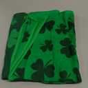 Preboun 2 Pcs St Patrick's Day Hand Towels Shamrock Green Bathroom Towels Cotton Soft Absorbent Bathroom Kitchen Decoration for Drying, Cleaning, Cooking, 13.7 x 29.5inch