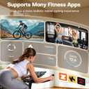 Exercise Bike, CHAOKE Quiet Adjustable Magnetic Resistance Stationary Bike for Home Cardio with App Compatible, 350LB Weight Capacity Indoor Cycling Bike with Comfortable Seat & Digital Display