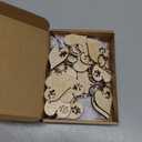 25 Sets Wedding Souvenir for Guests Includes Wood Heart Puzzle Keychain Cards and Gift Bags Rustic Wedding Favors for Guests